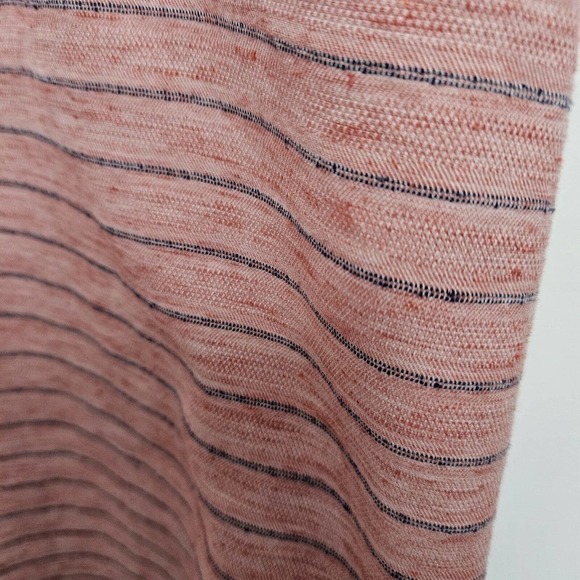 Rowm Short sleeve Buttoned down Mens Shirt XLarge Red Heathered w Blue Stripe LN - Picture 8 of 8